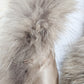 Vintage fur backless top