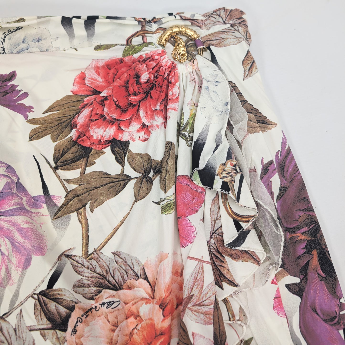Roberto Cavalli silk skirt