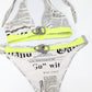 Galliano newspaper print bikini
