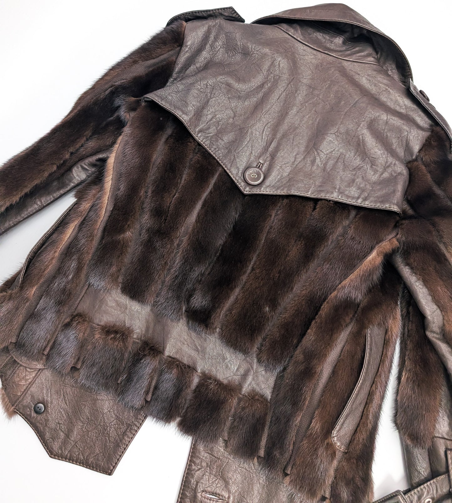 Dior Galliano F/W 2006 Leather and Mink Jacket