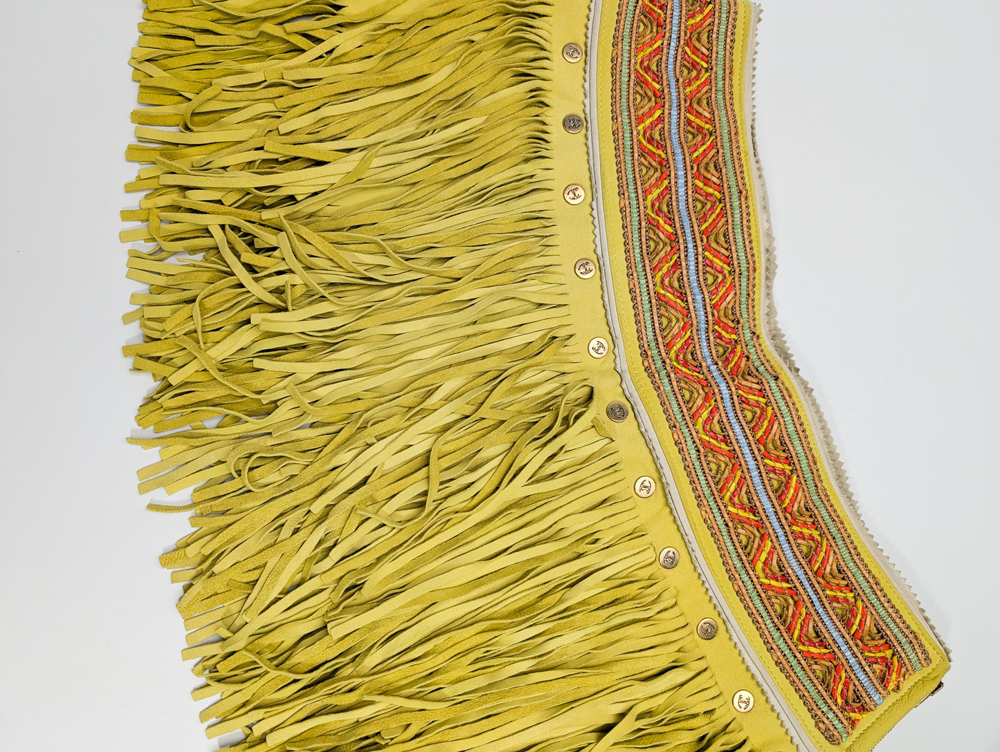 Roberto Cavalli Suede Skirt