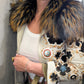 RESERVED Barbara Bui fur jacket S/S 2004