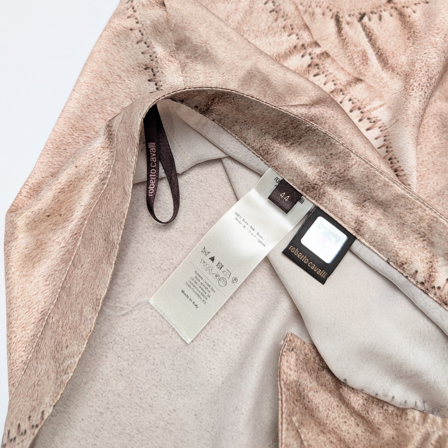 Roberto Cavalli Silk Trousers - M