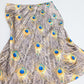 Roberto Cavalli Peacock Silk Skirt - F/W 1999