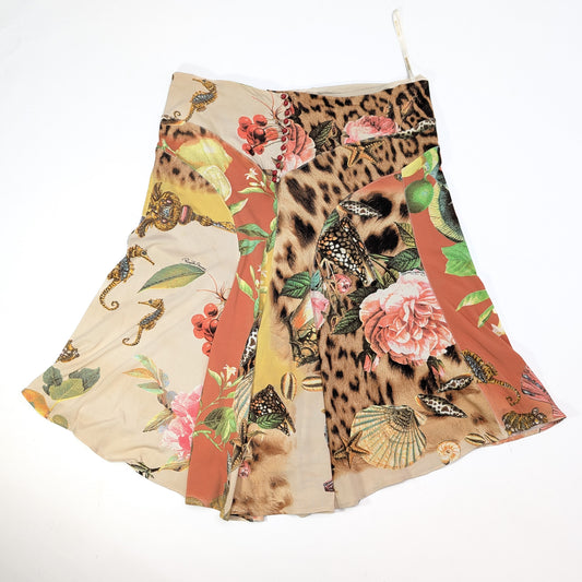 Roberto Cavalli silk skirt - L