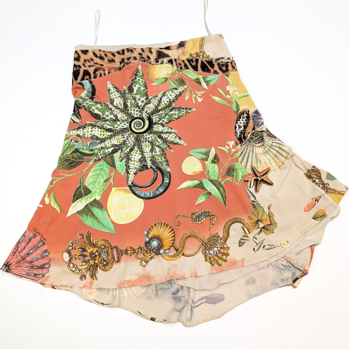 Roberto Cavalli silk skirt - L