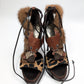 Dsquared2 "Squirrel" Sandals - EU38.5|UK5.5|US7.5