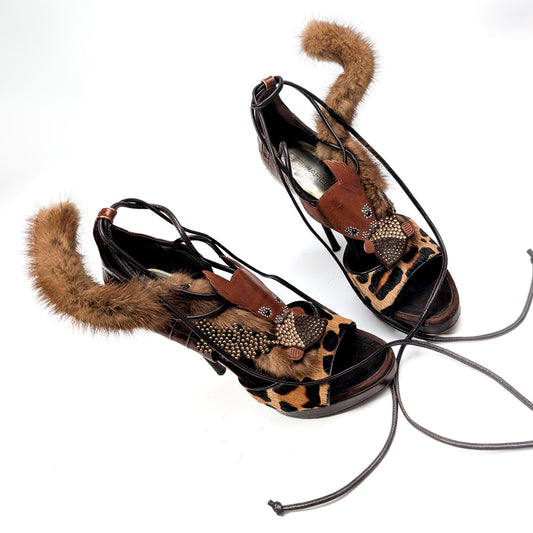 Dsquared2 "Squirrel" Sandals - EU38.5|UK5.5|US7.5