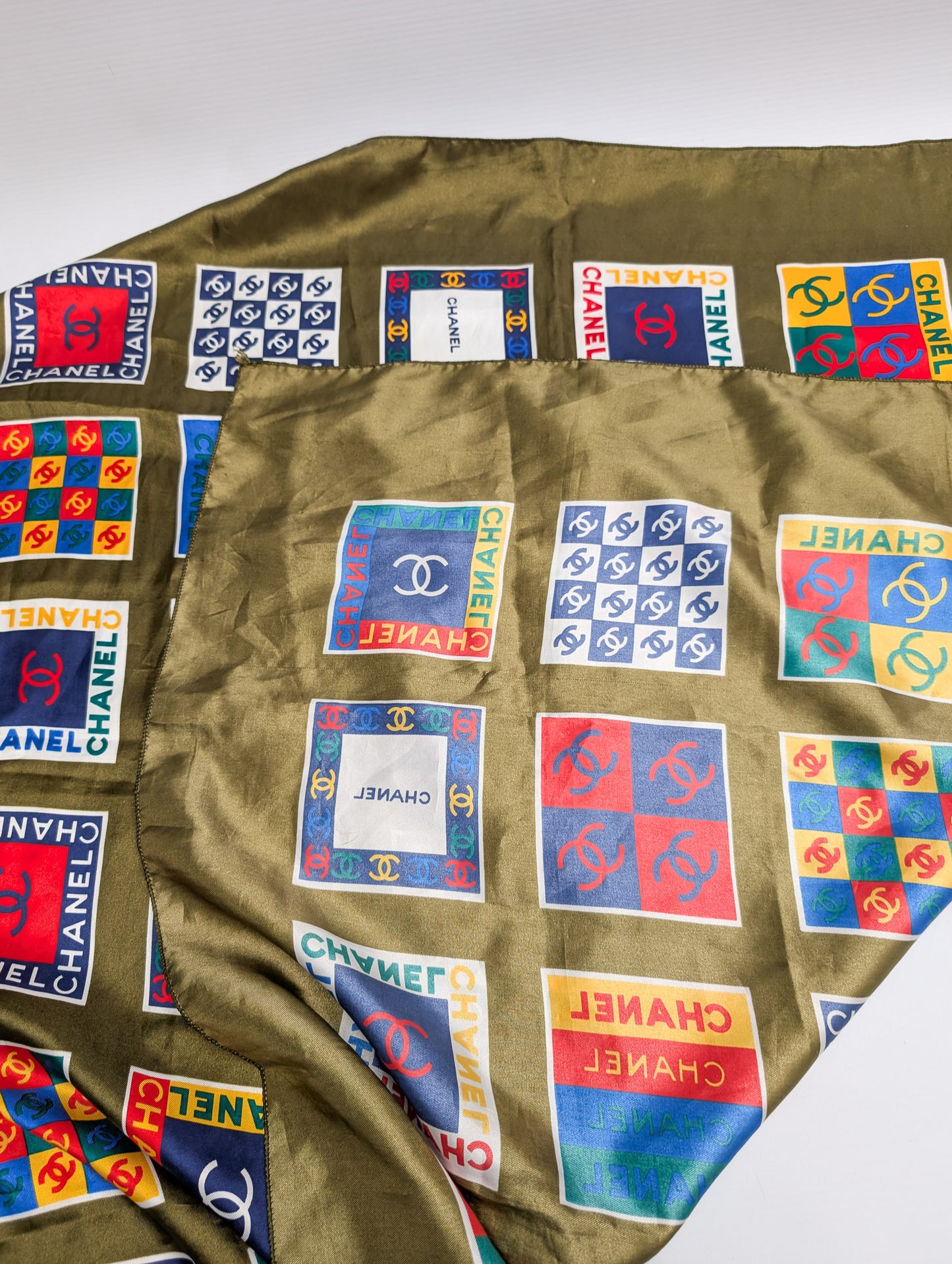 Chanel silk scarf