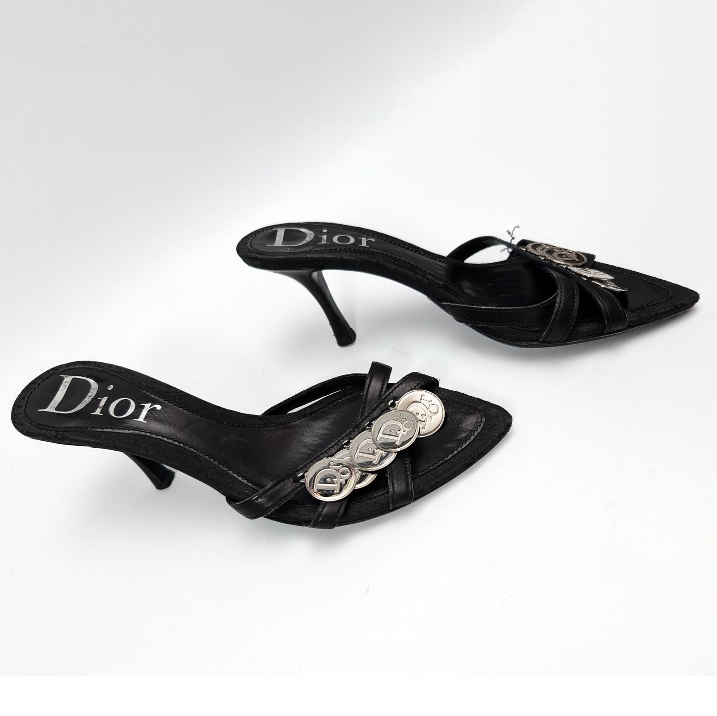 Dior by Galliano mules adorned with coins - EU36|3UK|5US