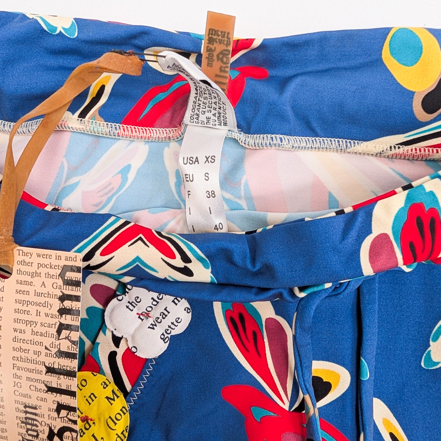 John Galliano skirt and top set