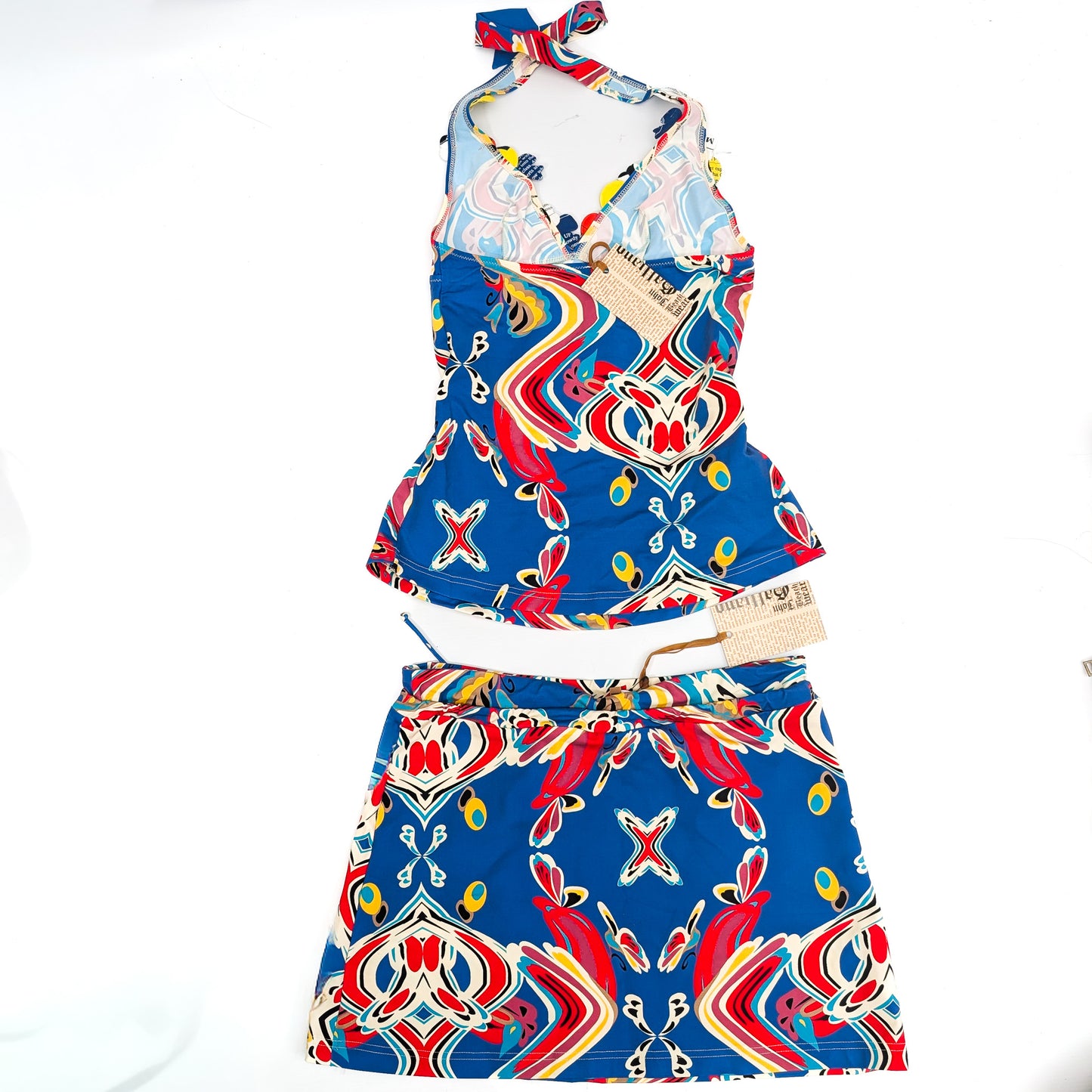John Galliano skirt and top set