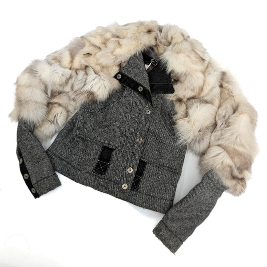 Roberto Cavalli fur jacket