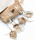 John Galliano Suede and Fur Bag