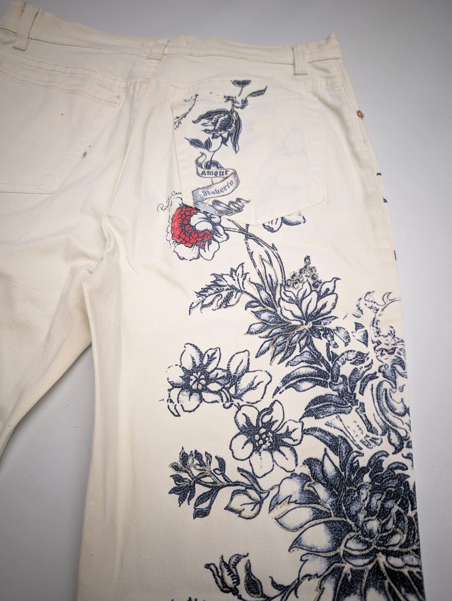 Cavalli "Tattoo" Pants - M