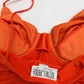 La Perla orange fitted chiffon dress - M