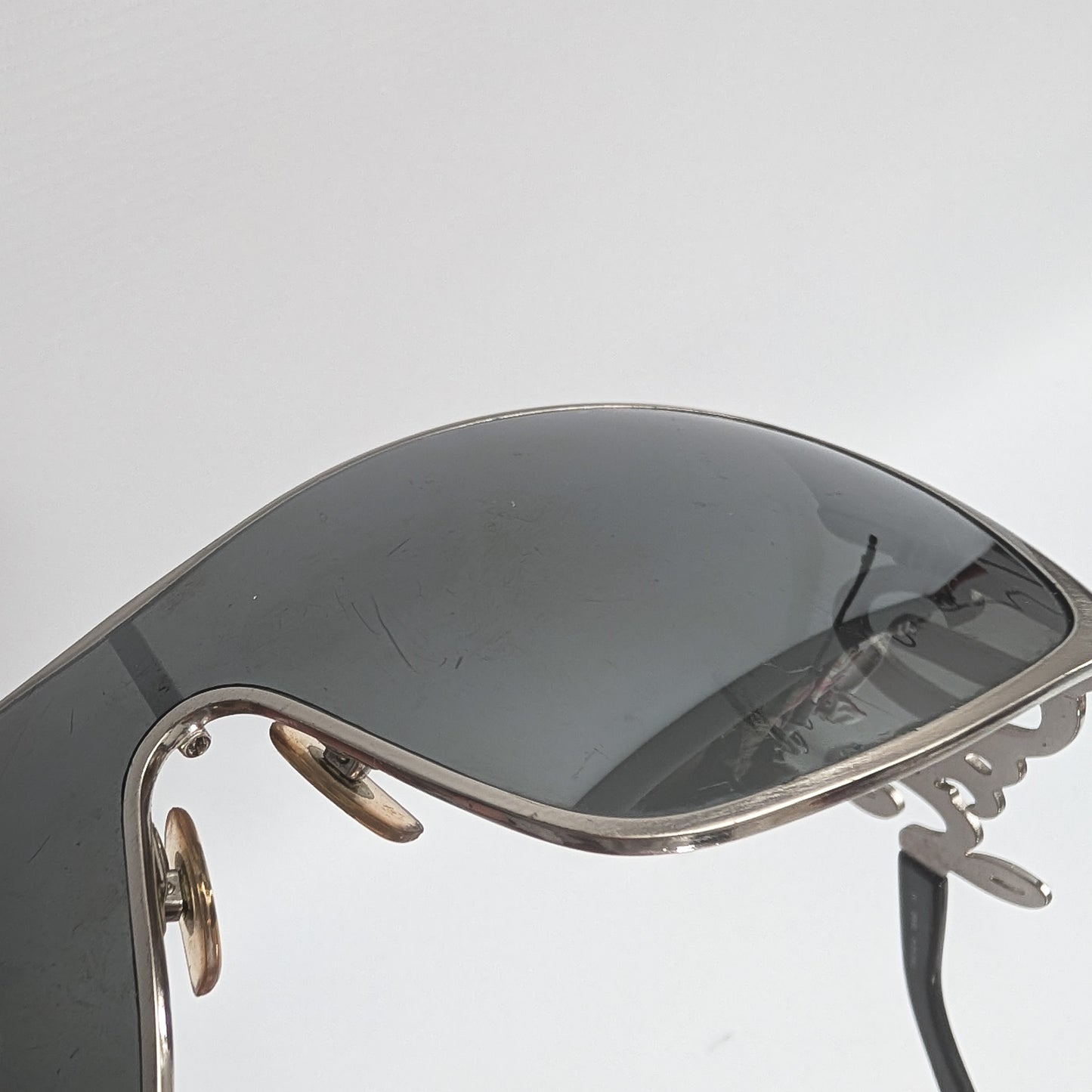 Dolce & Gabbana silver sunglasses with initial