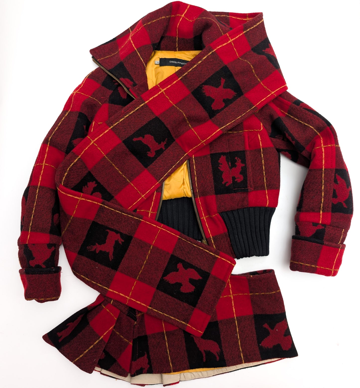 Dsquared2 F/W 2004 Jacket and Skirt Set - M