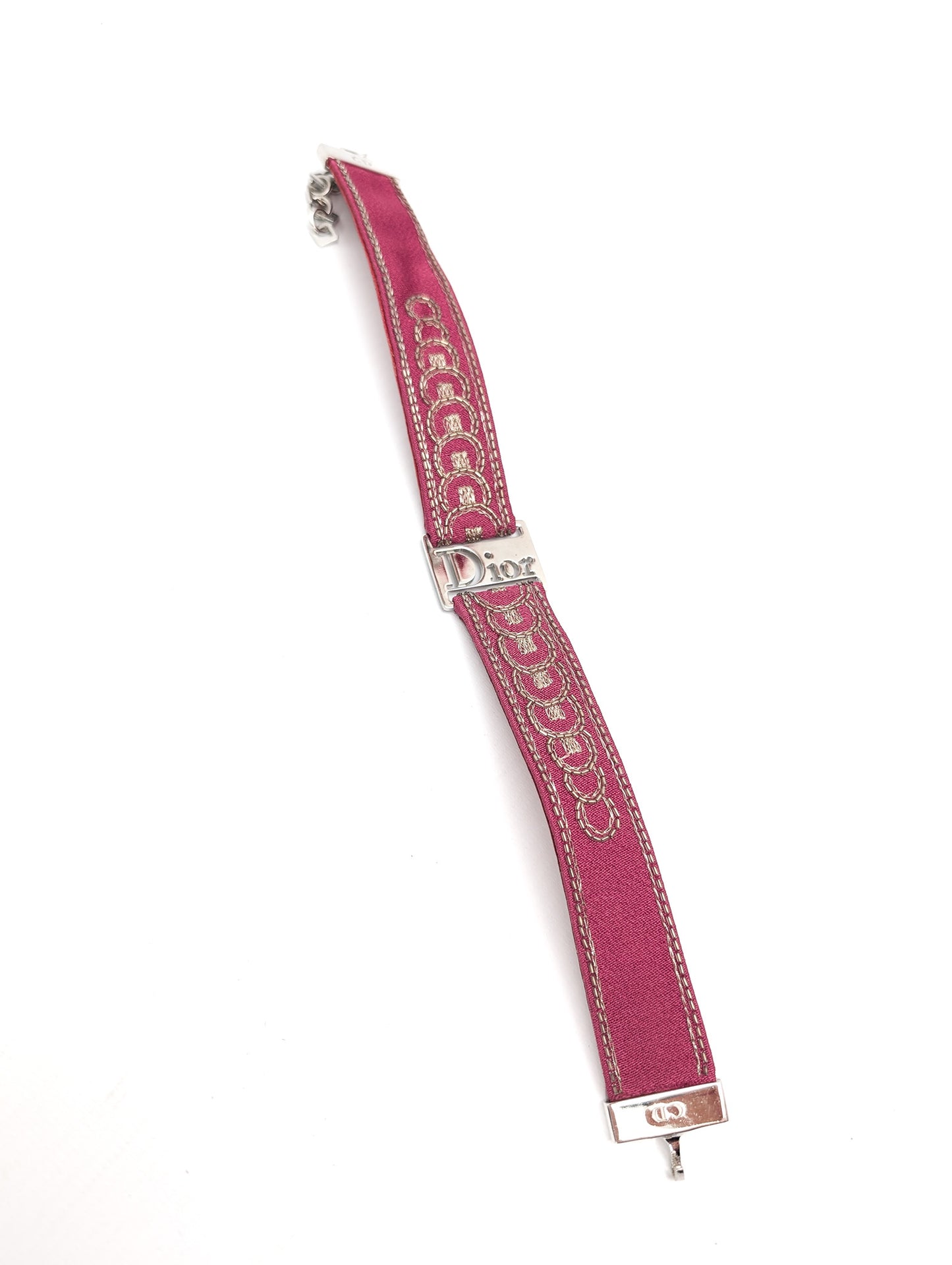 Pink Dior by Galliano choker necklace