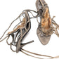 Fur-embellished sandals - EU39|UK6|US8