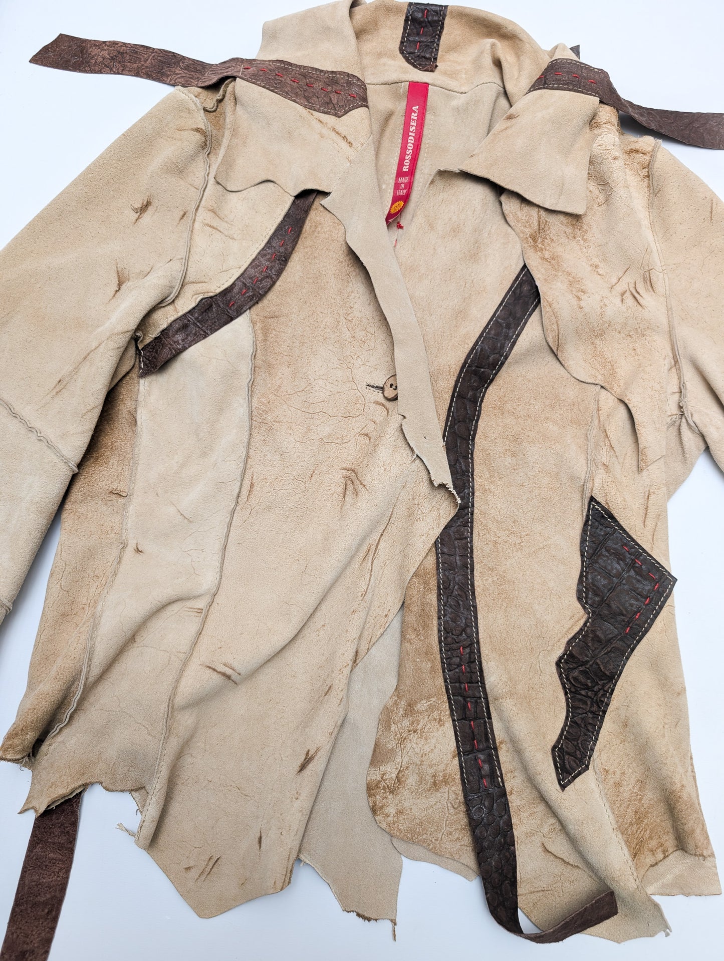 Suede skirt and jacket set - L