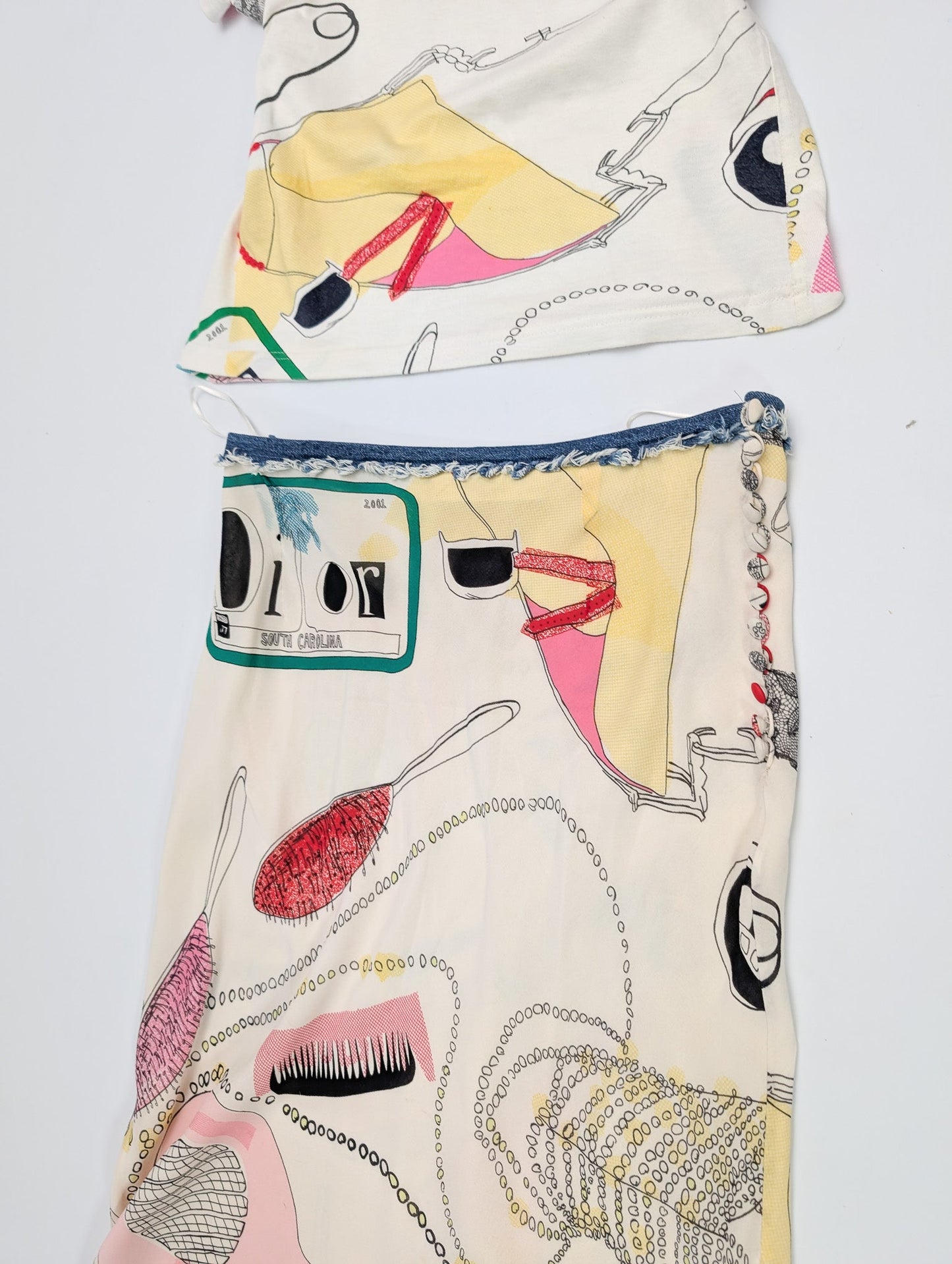 Dior by Galliano Skirt and Top Set S/S 2001 - S