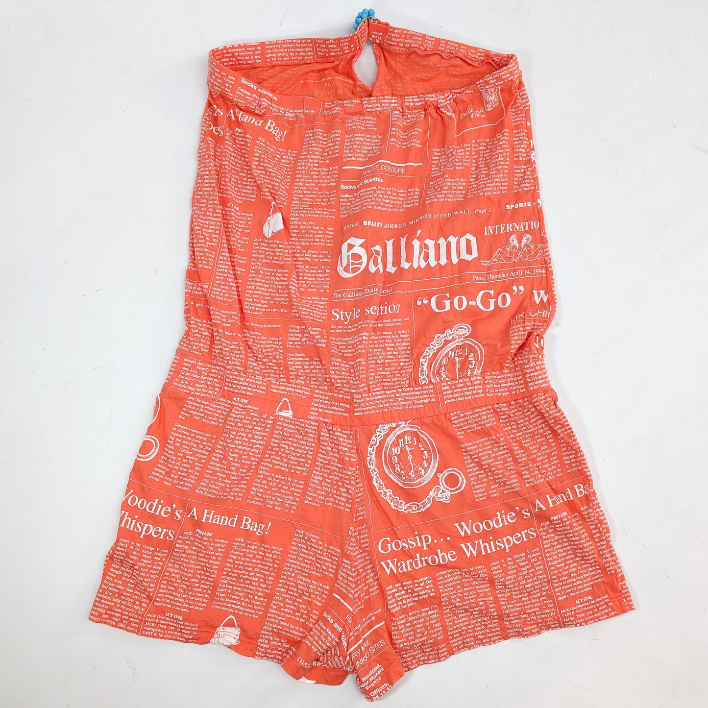 Combinaison short John Galliano