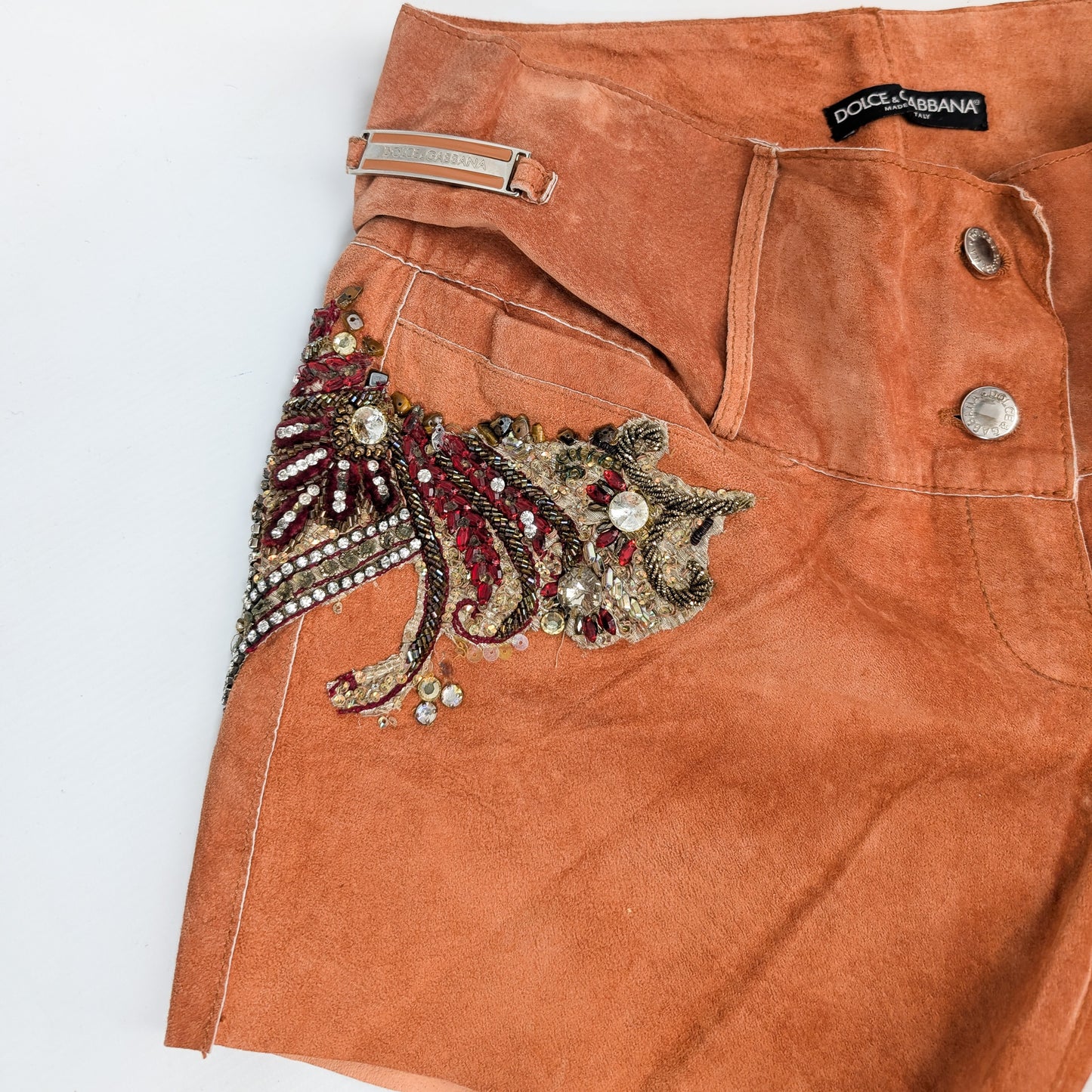 Dolce &amp; Gabbana suede shorts - M