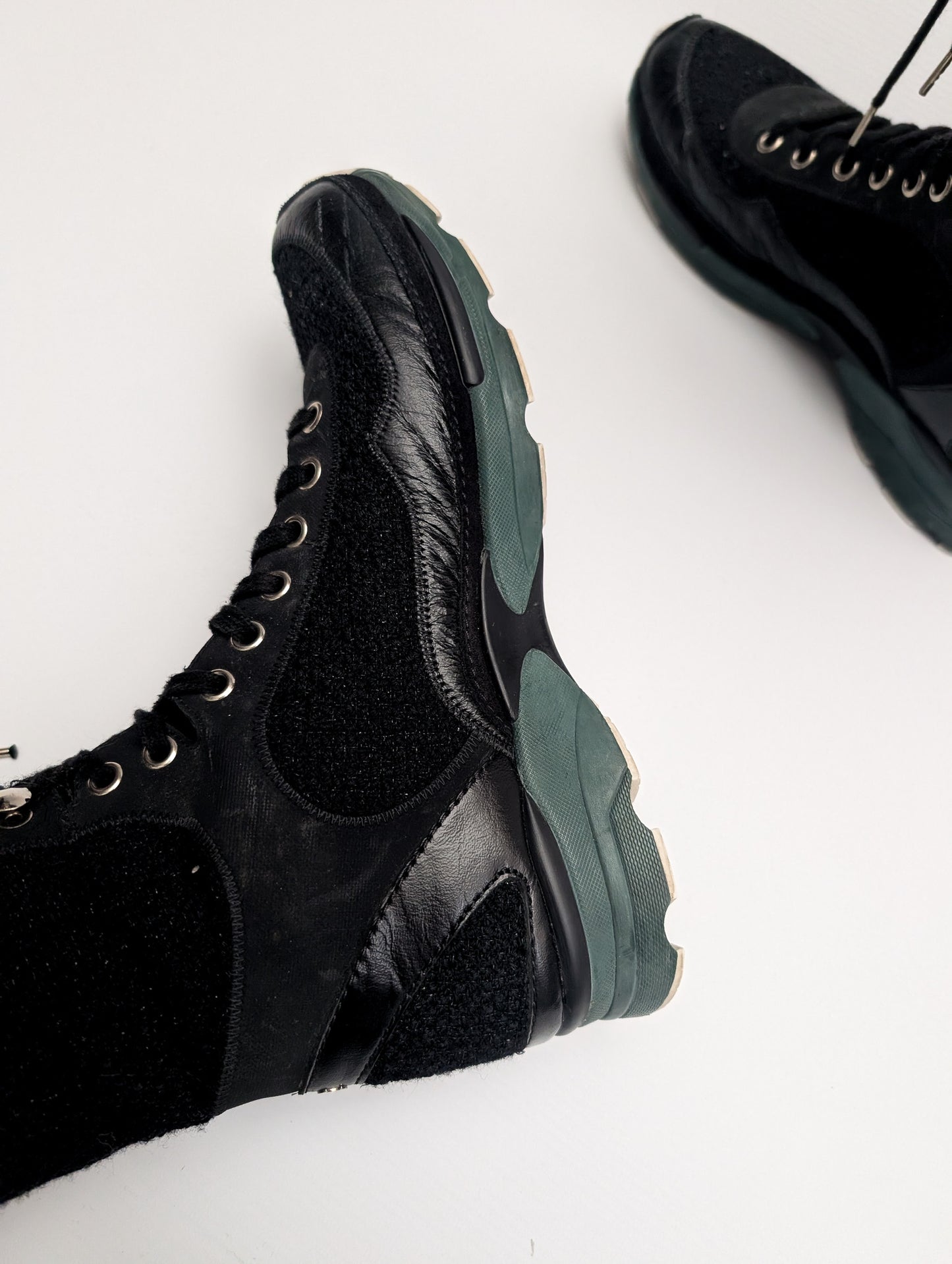 Chanel F/W 2014 tweed sport boots - EU39|UK6|US8
