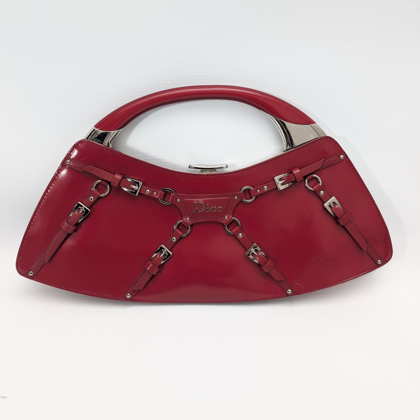 Dior Bondage Red Handbag by Galliano - A/W 2003