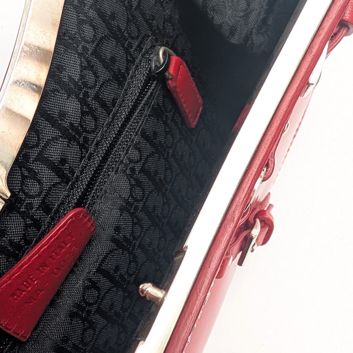 Dior Bondage Red Handbag by Galliano - A/W 2003