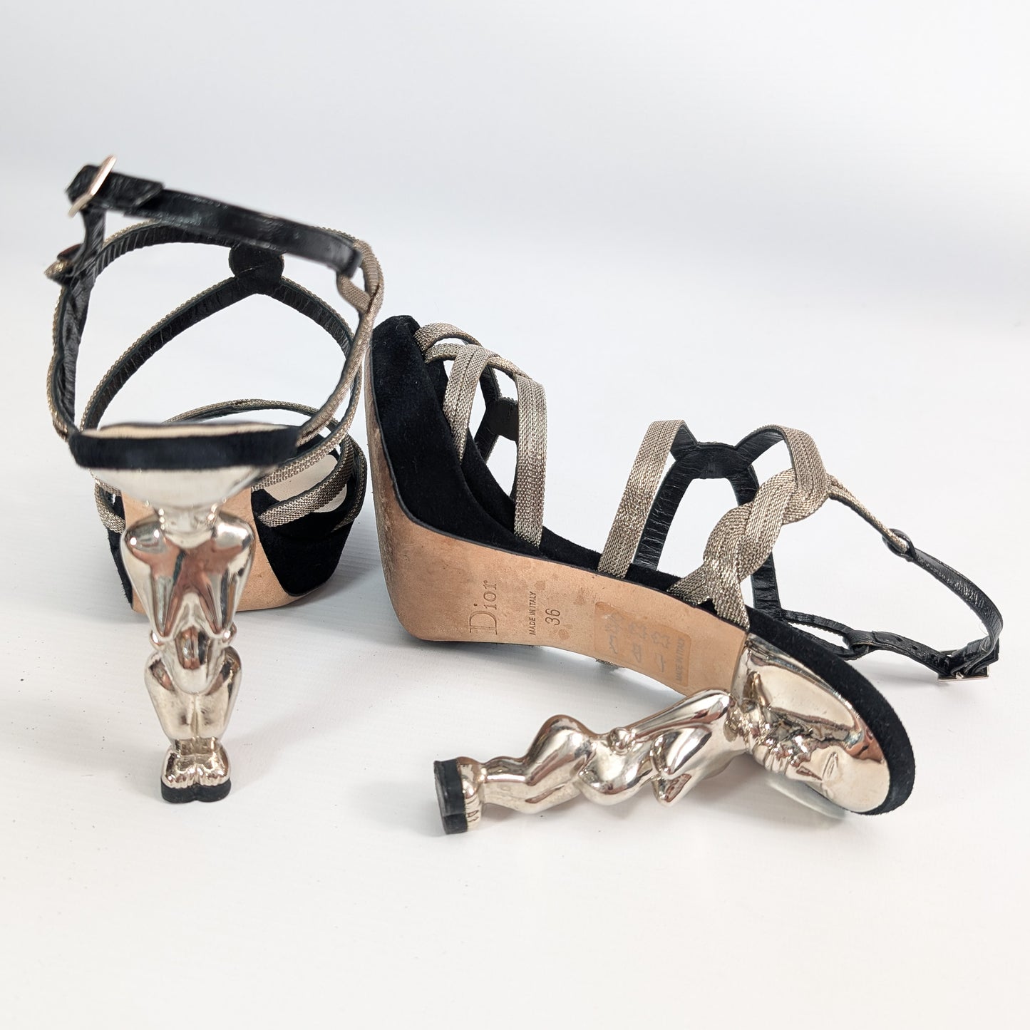 Fertility Goddess sandals Dior by Galliano S/S 2009- 2 Sizes available: EU36|UK3|US5 & EU37|UK4|US6