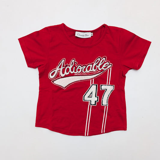 T-shirt "adiorable" Baby Dior Galliano - 8Y