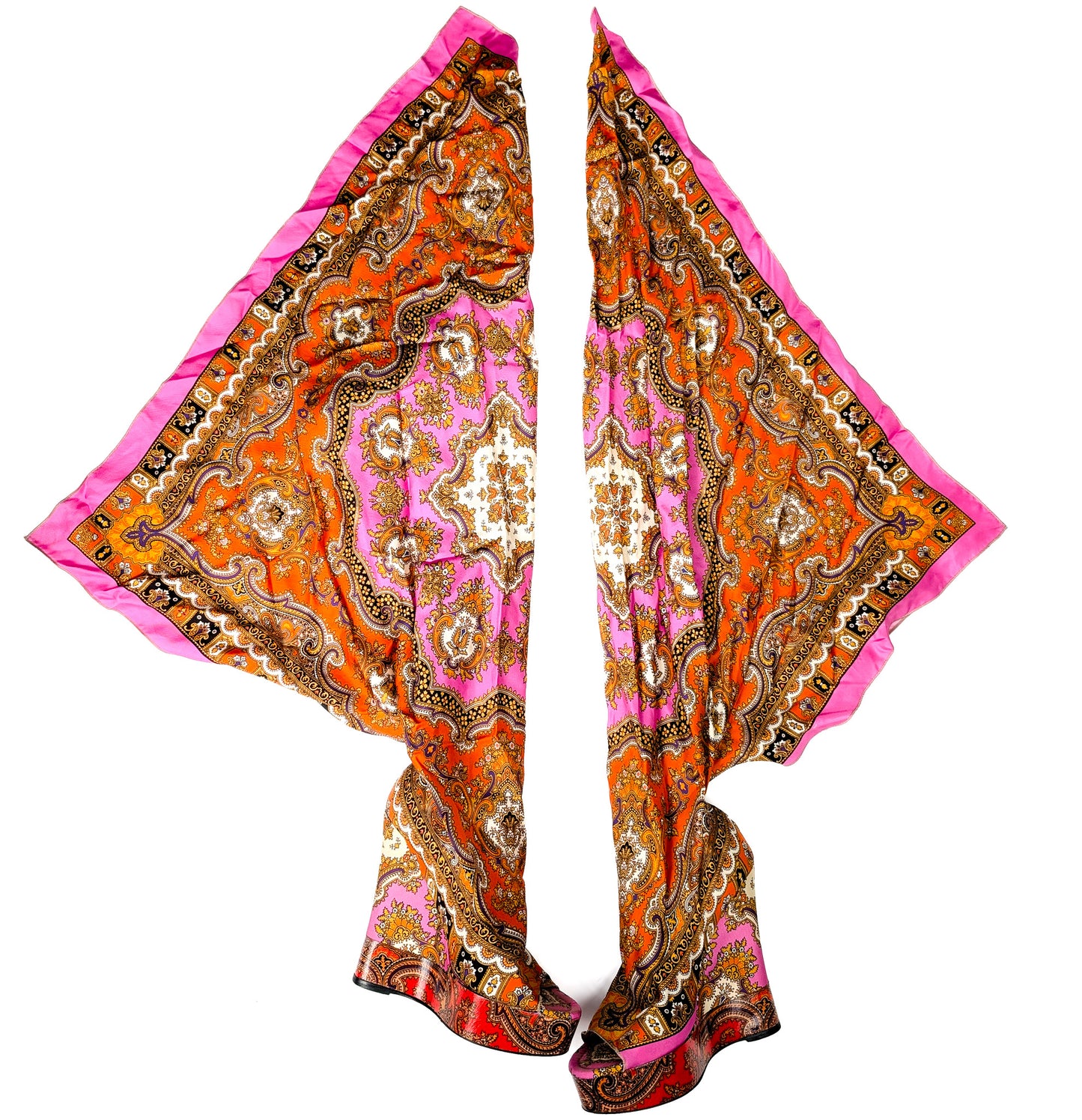 Dolce & Gabbana Scarf Sandals S/S 2012 - EU37|UK4|US6