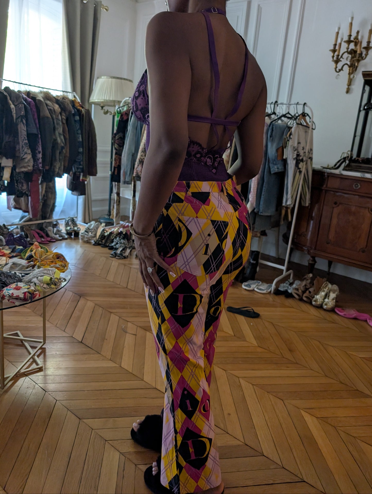 Dior by Galliano Harlequin Trousers - A/W2004 - L