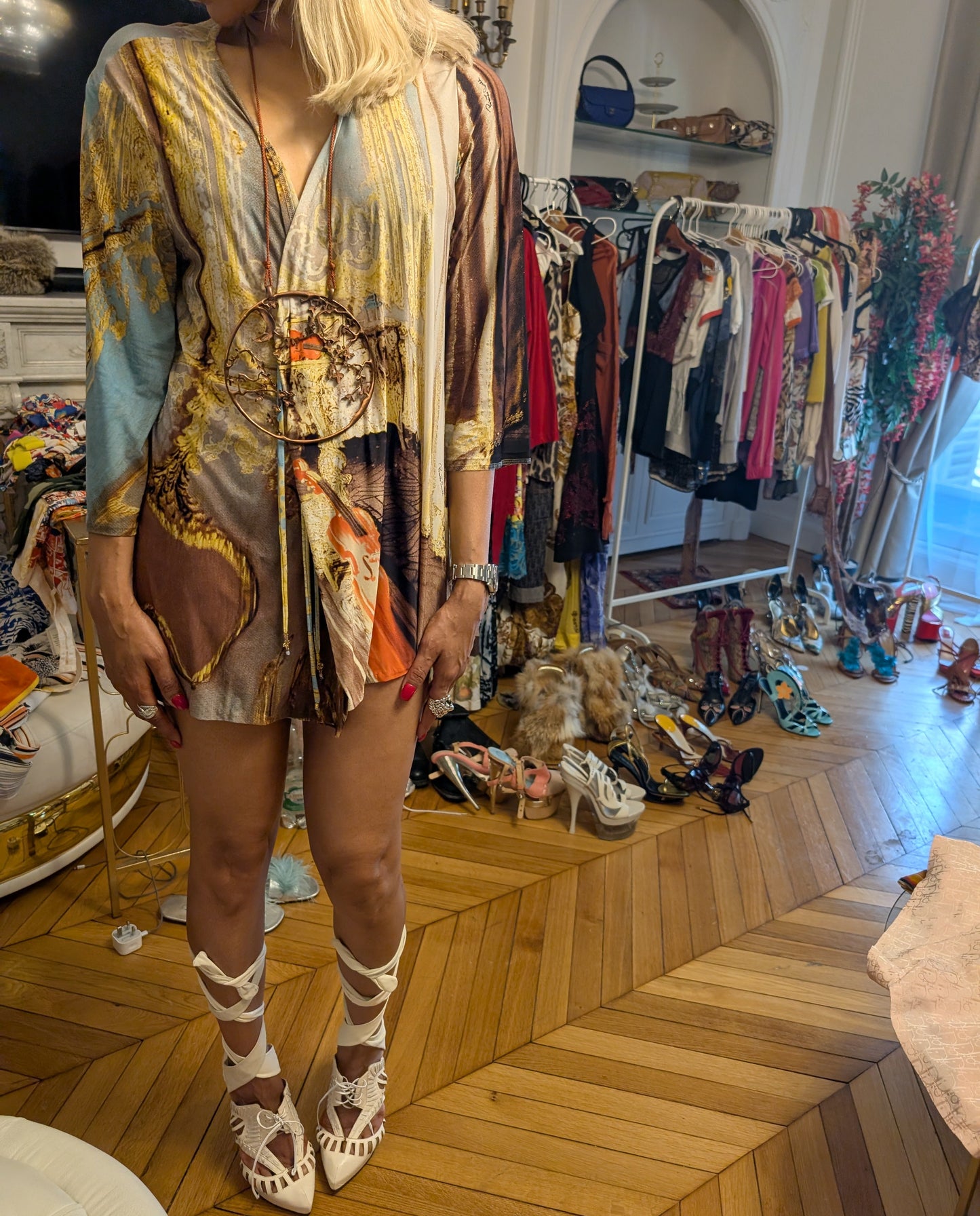 Roberto Cavalli "Opera" tunic