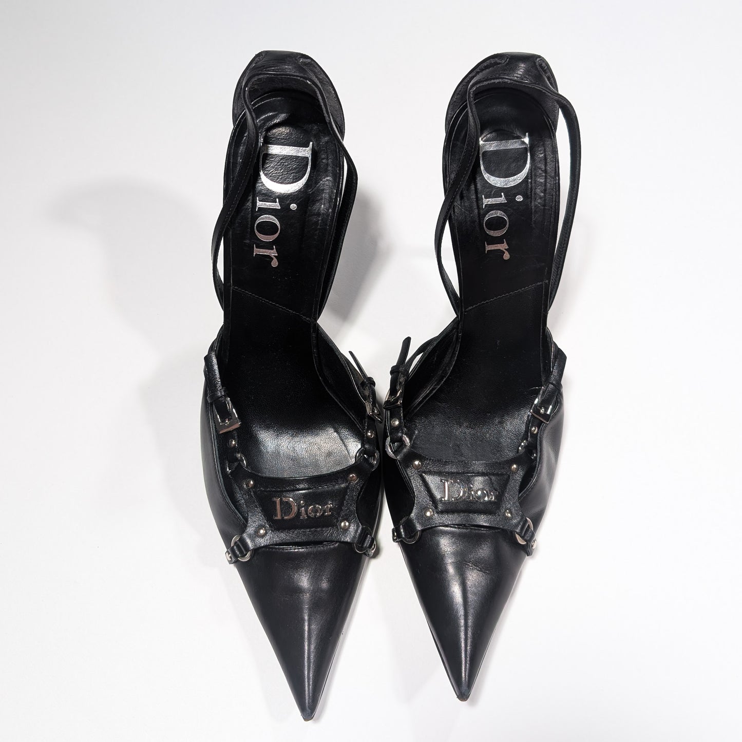 Dior Slingback by Galliano bondage F/W 2003 - EU40|UK7|US9