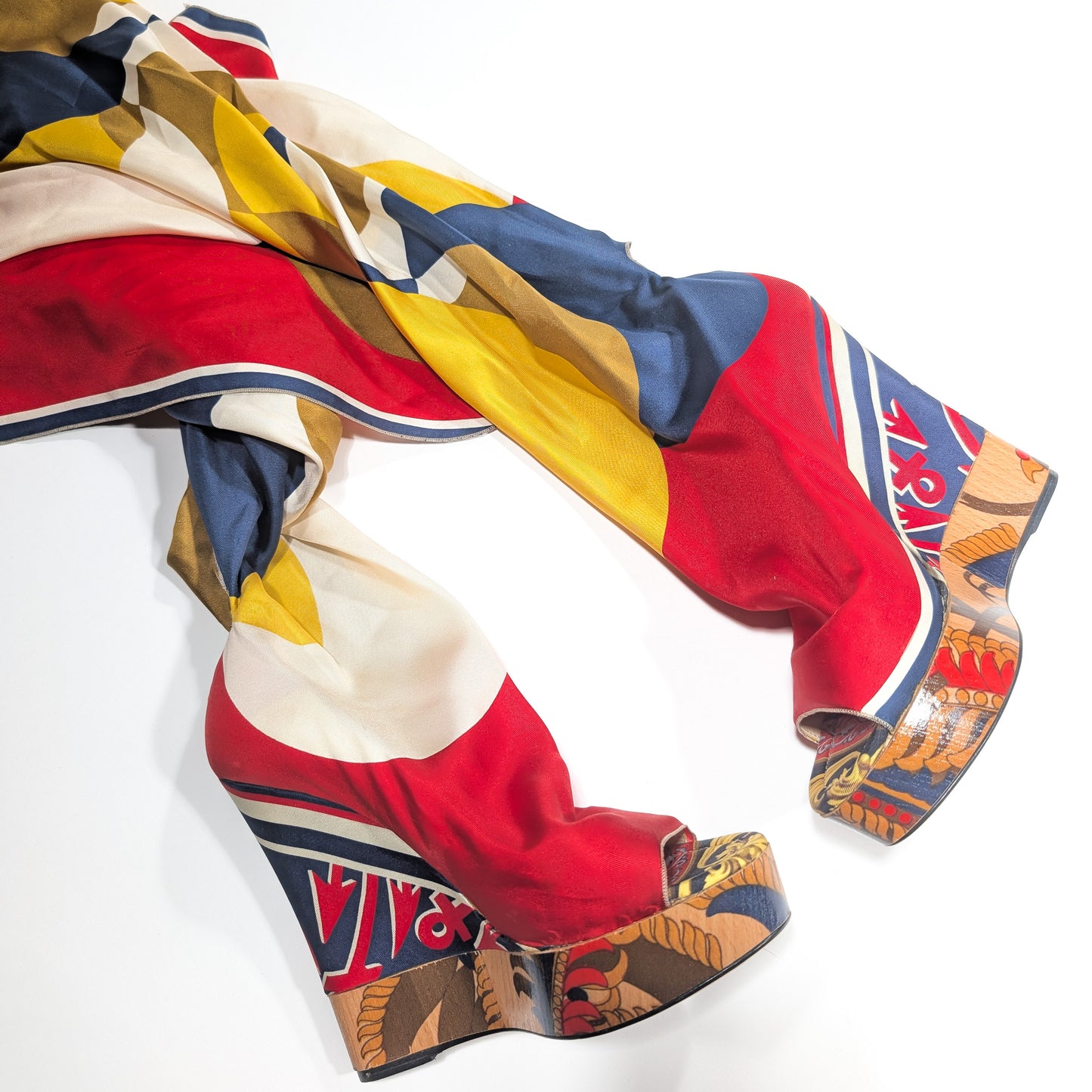 Sandales foulard Dolce & Gabbana - EU40|UK7|US9