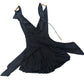 Dsquared2 black low-cut dress