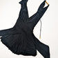 Dsquared2 black low-cut dress