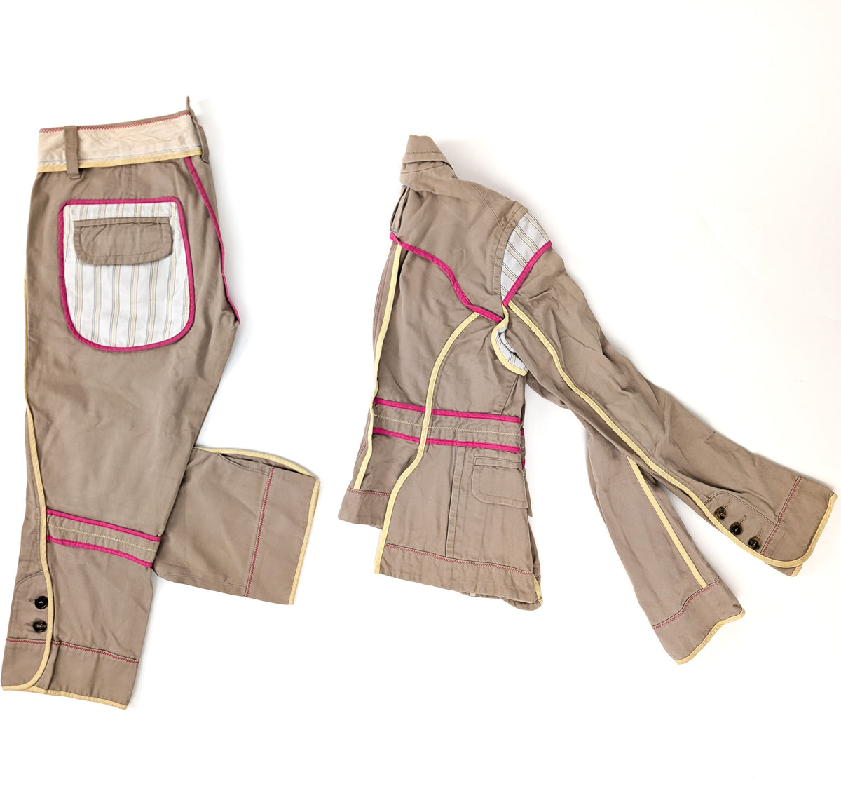 Dsquared2 S/S 2005 jacket and capri pants set - L