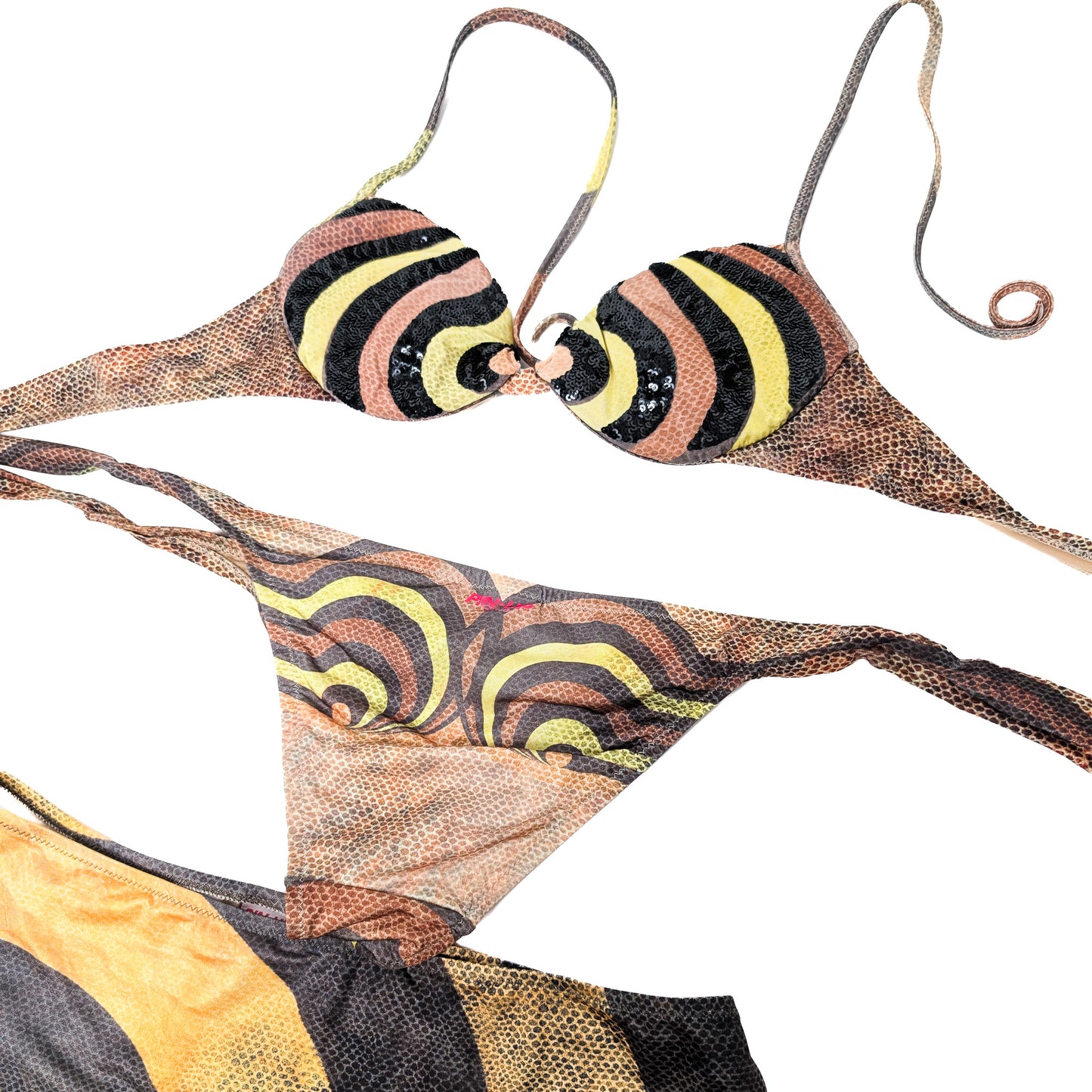 Vintage swimsuit and skirt