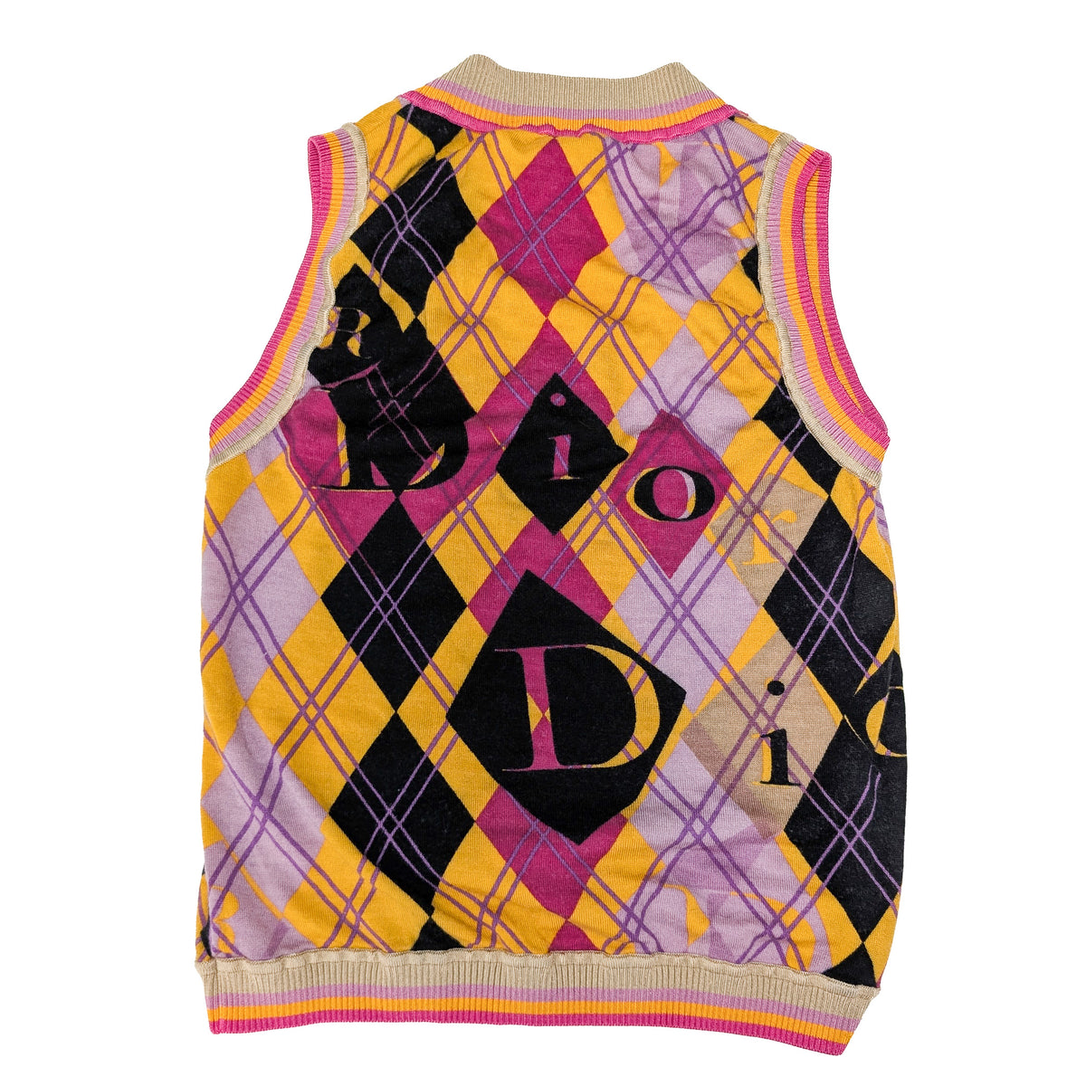 Dior "harlequin" top by Galliano - Golf Collection A/W 2004