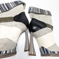 Balenciaga S/S 2010 Open-Toe Ankle Boots - EU39|UK6|US8