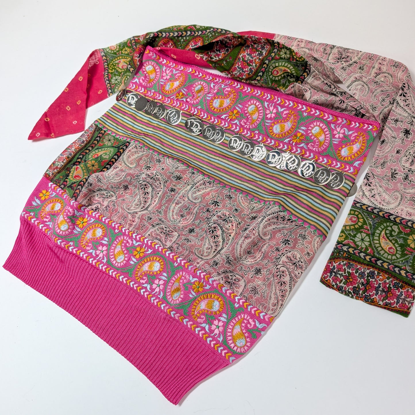 Dior by Galliano S/S 2004 Cashmere Patchwork Top