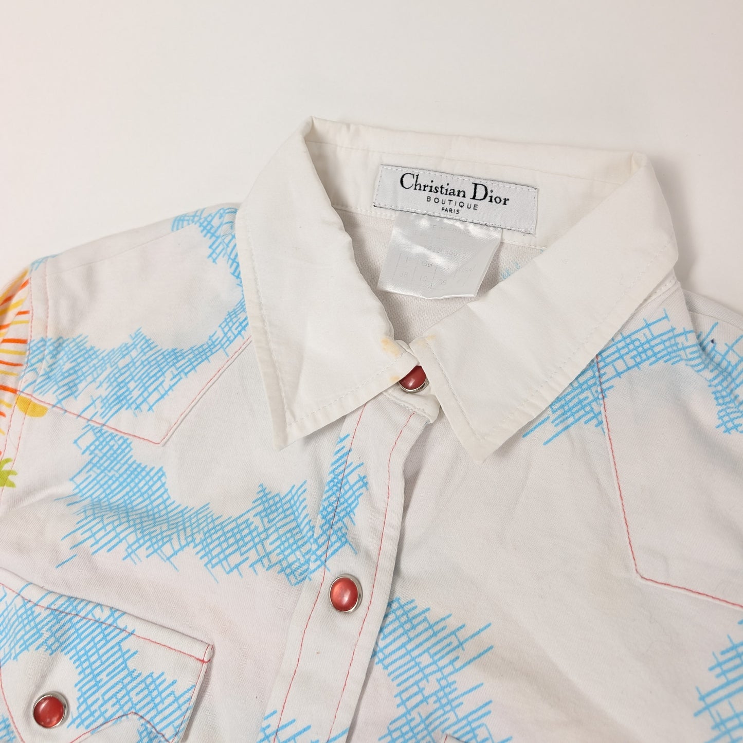 Dior by Galliano shirt - Cartoon Collection 2002
