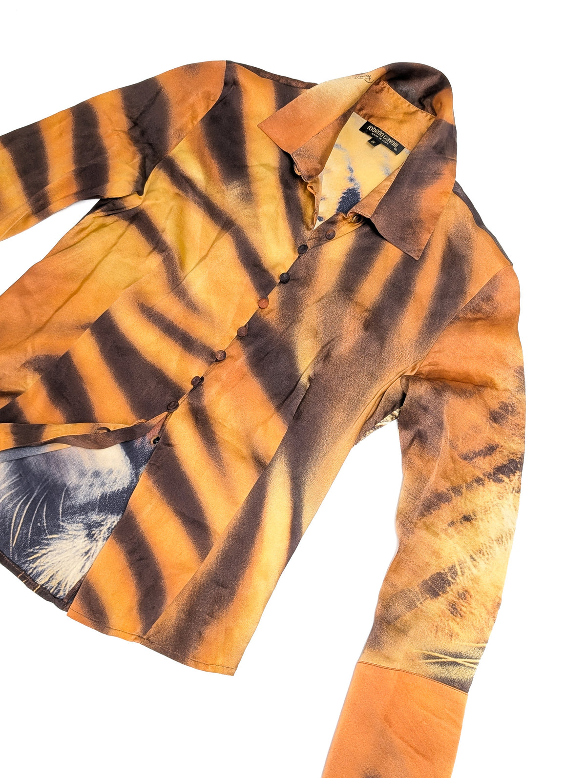 Roberto Cavalli silk shirt - F/W 2000