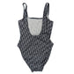 Maillot de bain monogramme bleu trotter S/S2002