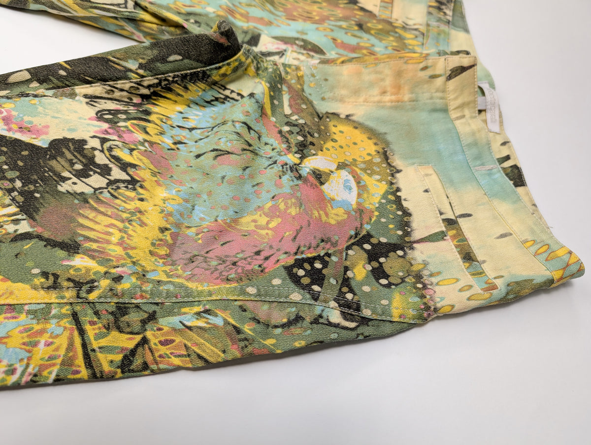 Roberto Cavalli "parrot" trousers - M
