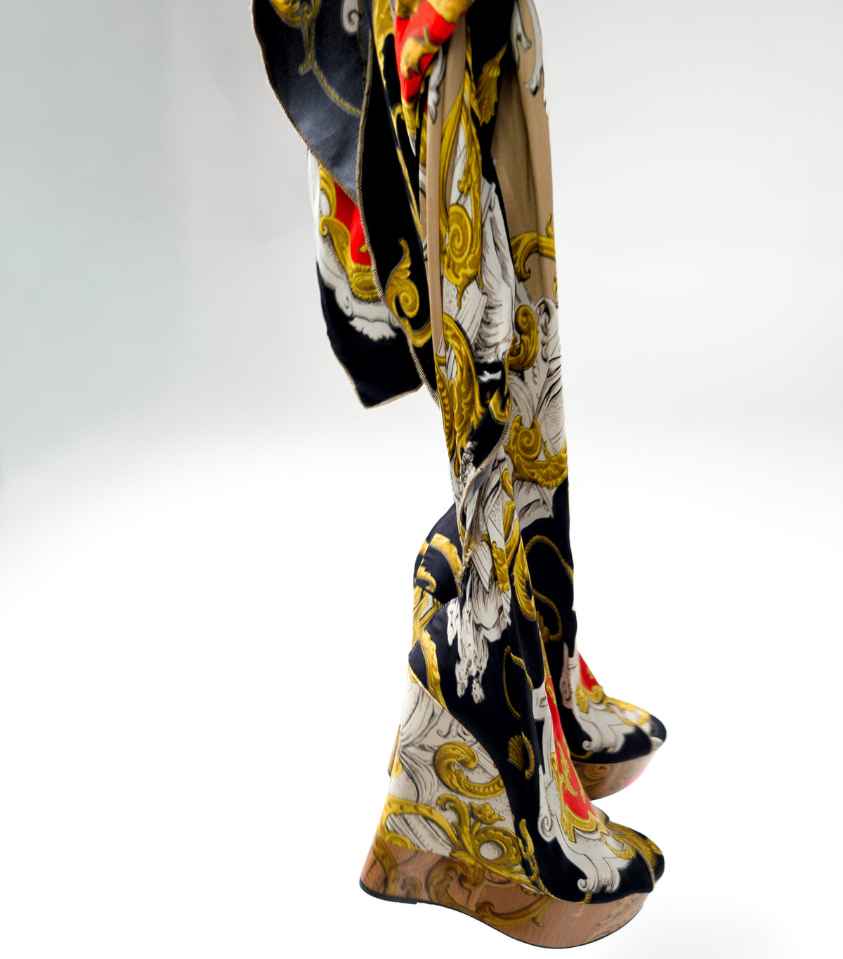 Dolce & Gabbana Scarf Sandals S/S 2012 - EU37|UK4|US6